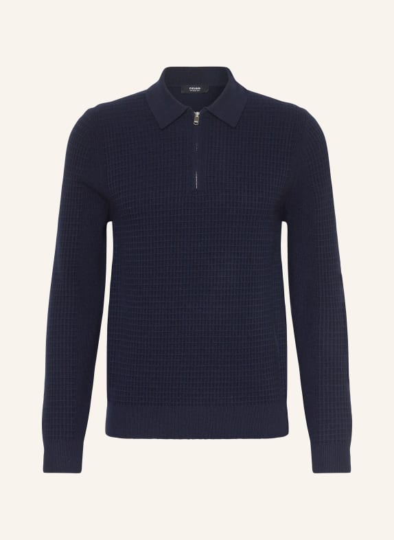 REISS Koszulka polo z dzianiny HAMILTON GRANATOWY