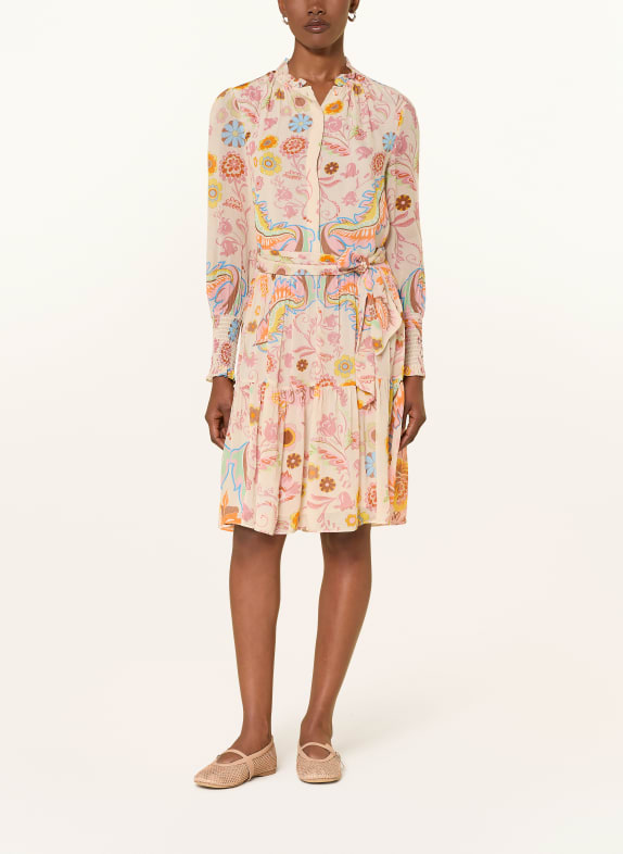 HERZENS šaty KRÉMOVÁ / RŮŽOVÁ / ŽLUTÁ