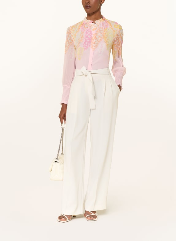 HERZENS blouse ROZE / ORANJE / GEEL