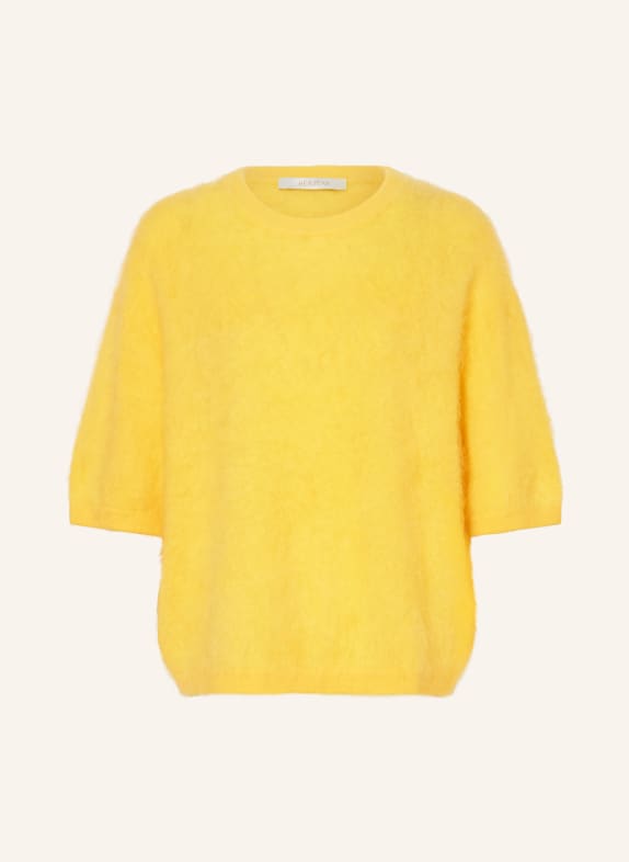 HERZENS Cashmere-Pullover mit 3/4-Arm GELB