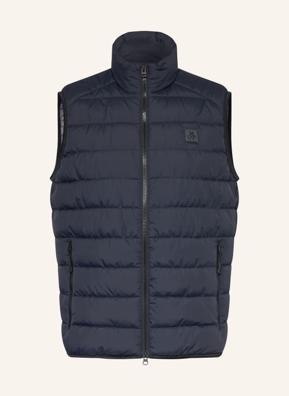 Marc O'Polo kamizelka pikowana GRANATOWY