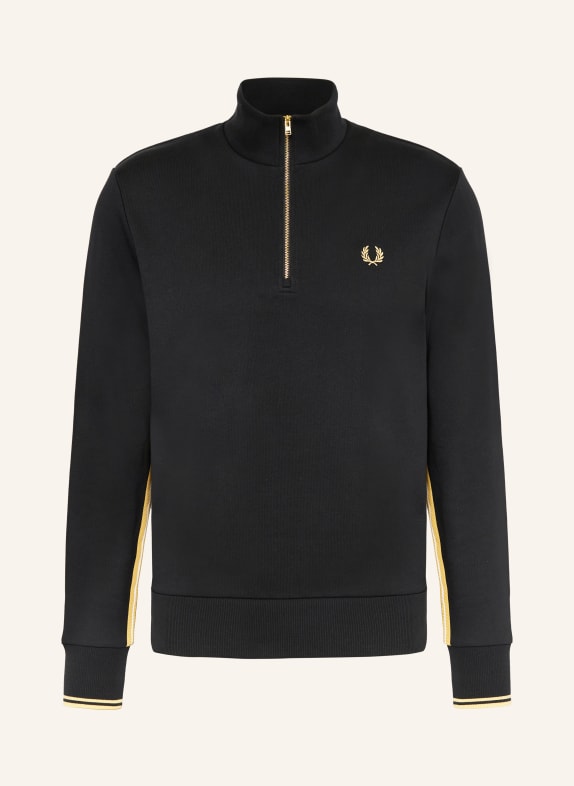 FRED PERRY Sweat-Troyer ČERNÁ