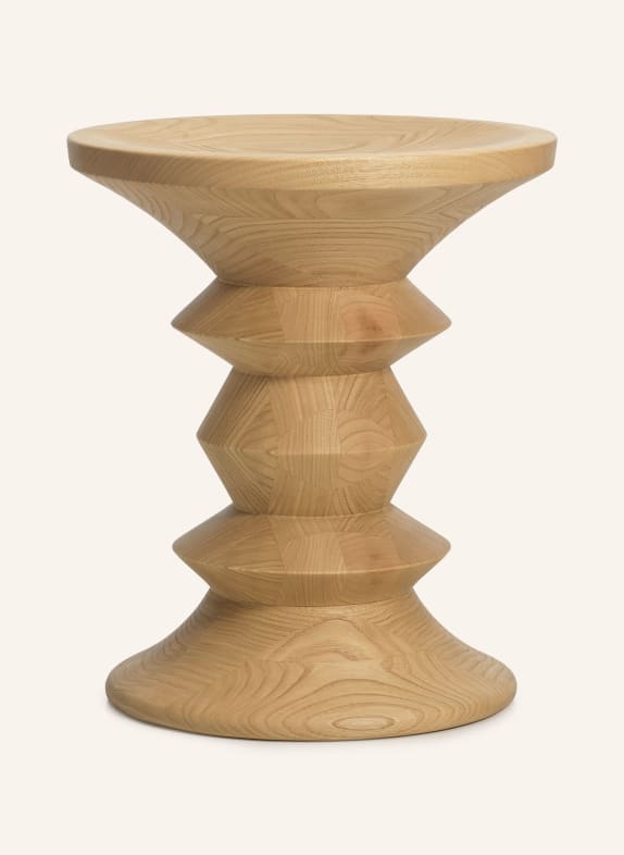 vitra Stolička EAMES STOOL MODEL A SVĚTLE HNĚDÁ