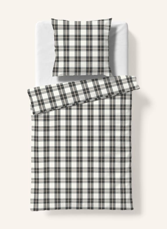 fleuresse Pościel LECH KREMOWY / CIEMNOZIELONY