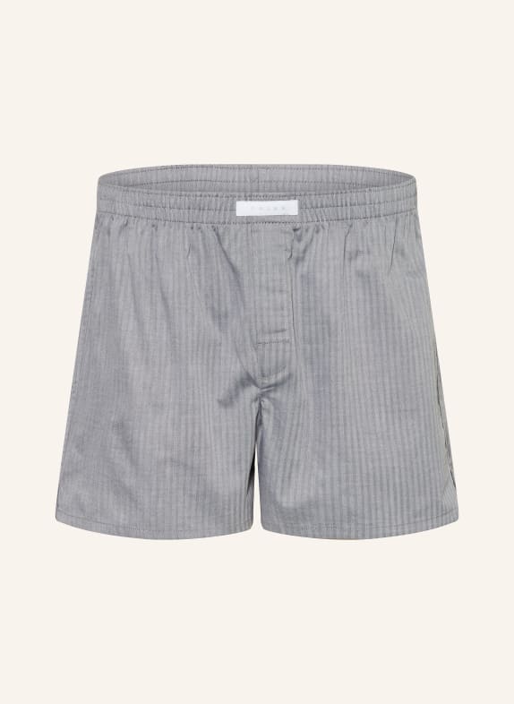 FALKE DAILY WOVEN web boxer shorts LIGHT GRAY