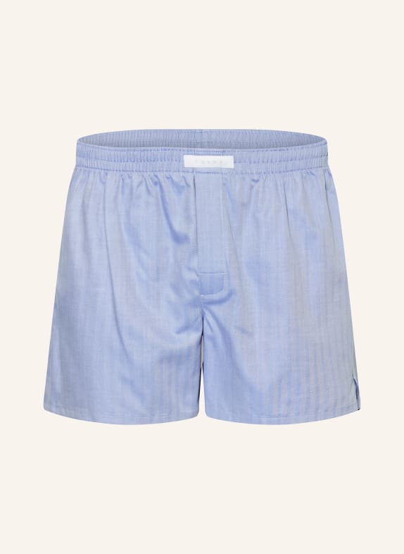 FALKE DAILY WOVEN web boxer shorts BLUE