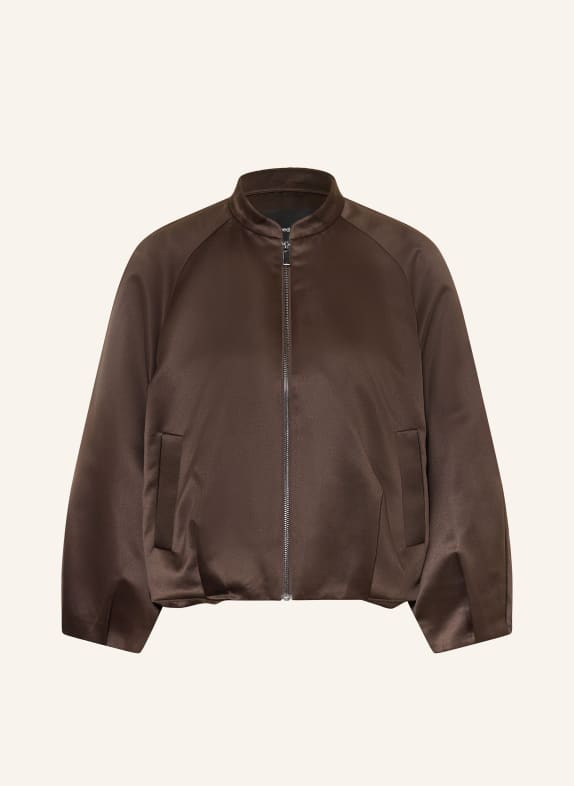 someday Satin blouson NORIELLA DARK BROWN
