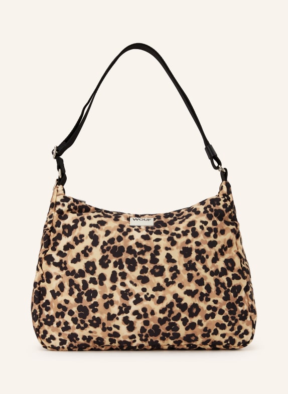 WOUF FELINE shoulder bag CAMEL / SILVER / BLACK