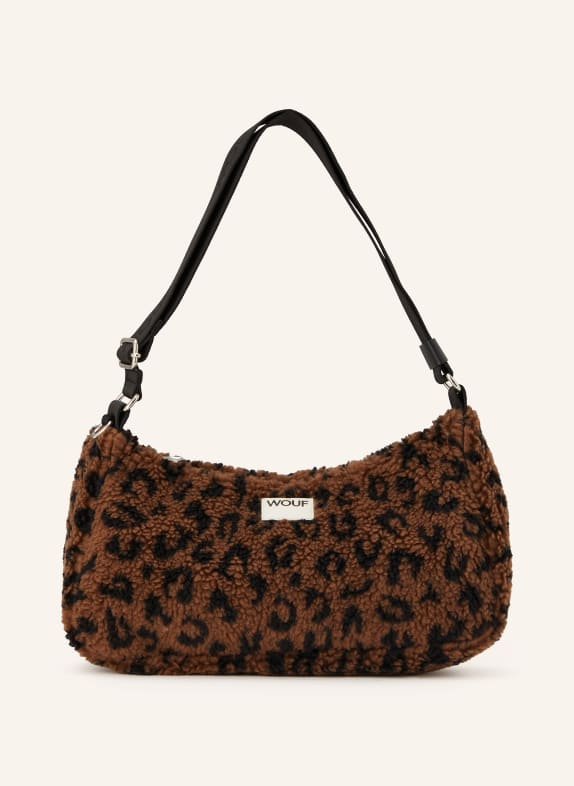WOUF Поясная сумка бананка соник gbs01 gear bag черная BROWN / SILVER / BLACK