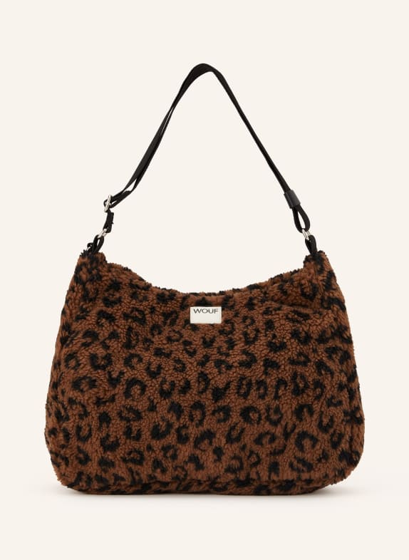 WOUF Поясная сумка бананка соник gbs01 gear bag черная BROWN / BLACK