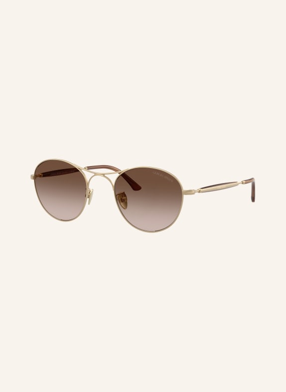 GIORGIO ARMANI Sonnenbrille AR6177 GOLD/ BRAUN VERLAUF