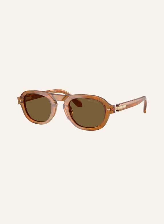 GIORGIO ARMANI Sonnenbrille AR8244 630073 GELB HAVANA/ DUNKELBRAUN