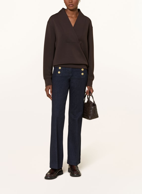 REISS Sweatshirt ANNABEL DUNKELBRAUN