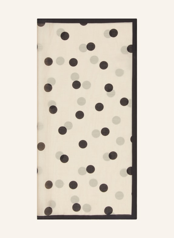 MRS & HUGS Tuch BEIGE / SCHWARZ