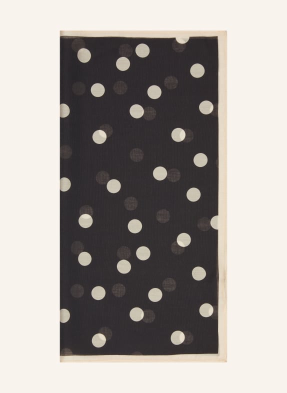 MRS & HUGS látka ČERNÁ / BÉŽOVÁ