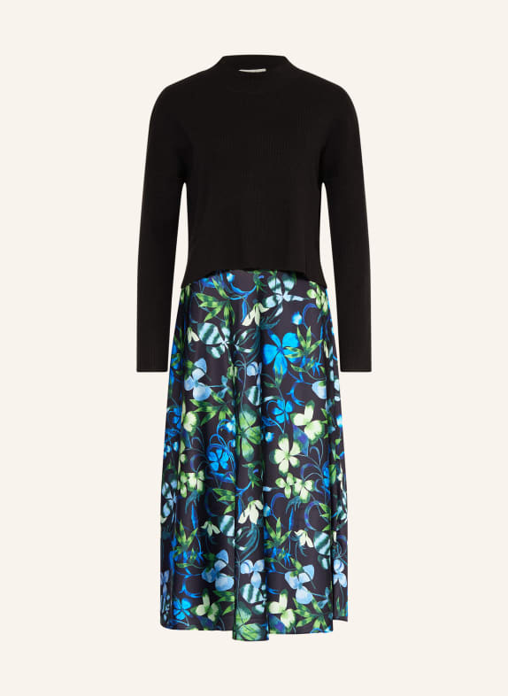 Phase Eight Set IZZY: Kleid und Pullover SCHWARZ / GRÜN / BLAU