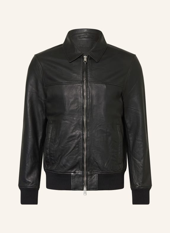 ALLSAINTS Lederjacke RASHFORD SCHWARZ