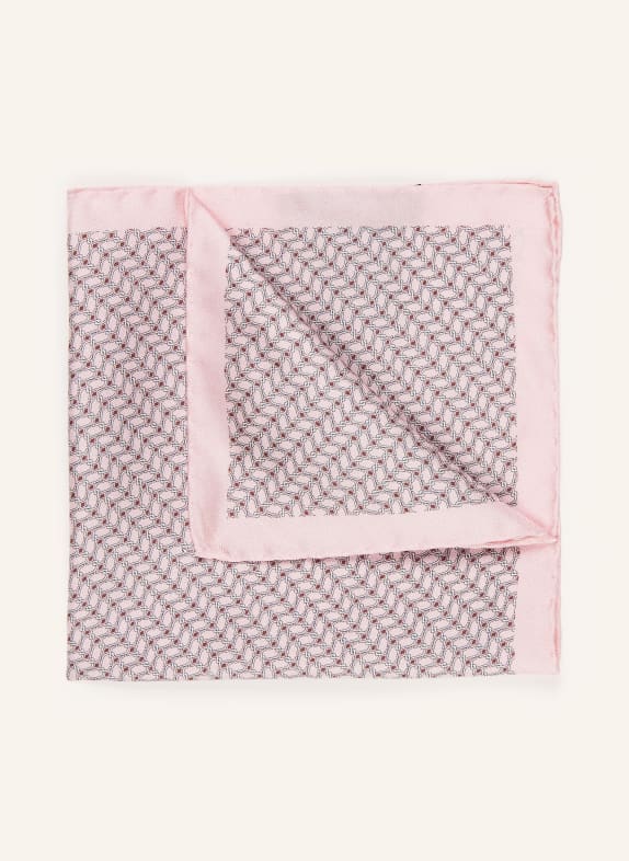 REISS Pocket square OTTAVIO PINK / BROWN