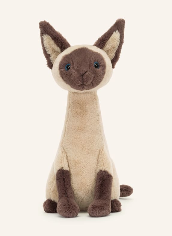 Jellycat Peluche chat SIAMESE CAT BEIGE / MARRON FONCÉ