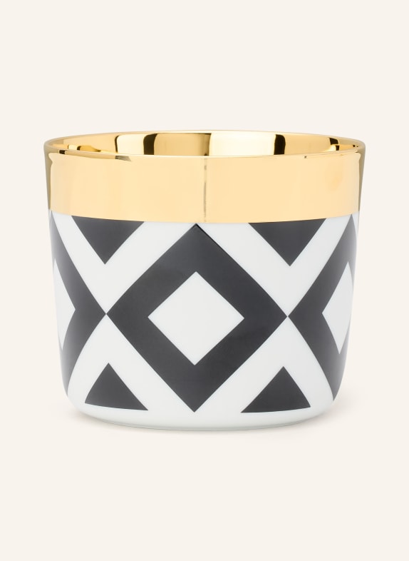 SIEGER by FÜRSTENBERG Becher SIP OF GOLD SCHWARZ / GOLD / WEISS
