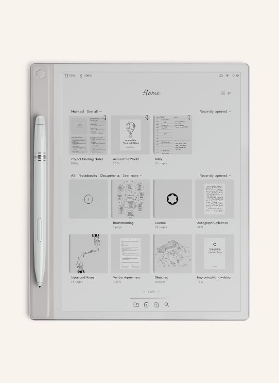 MONTBLANC Tablet DIGITAL PAPER GRAU