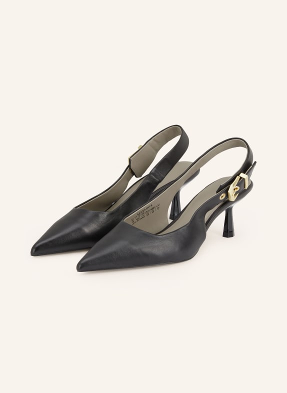 ALLSAINTS Slingpumps IDIYA SCHWARZ / GOLD / GRAU