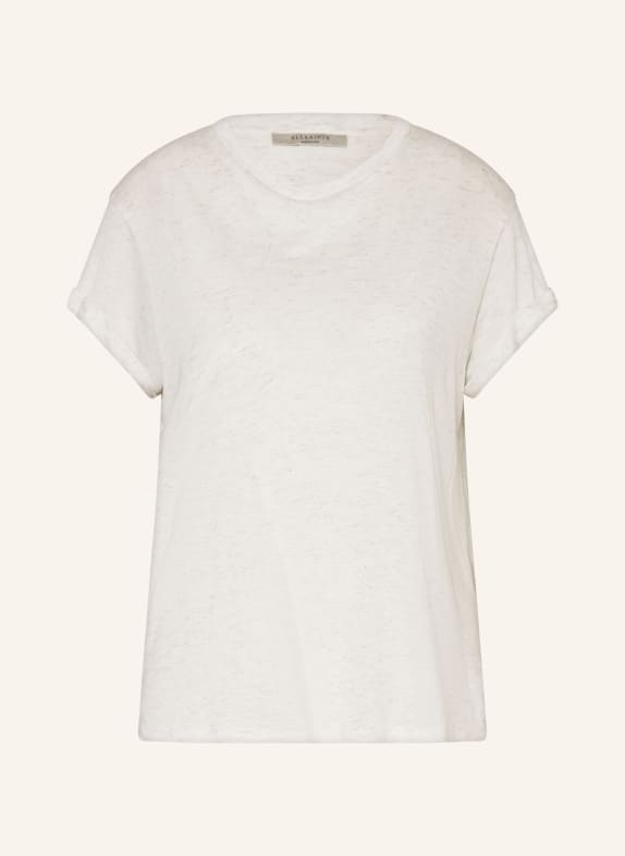 ALLSAINTS T-Shirt ANNA mit Glitzergarn CREME / BEIGE
