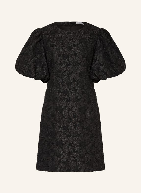MRS & HUGS Cocktailkleid aus Jacquard SCHWARZ