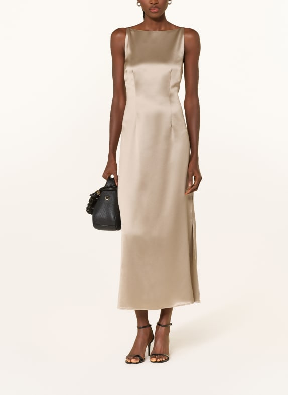 MRS & HUGS Abendkleid TAUPE