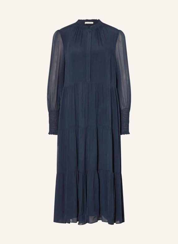 lilienfels Kleid mit Rüschen DUNKELBLAU