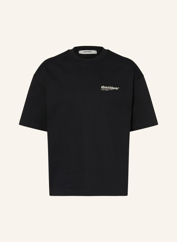 about:blank T-Shirt SCHWARZ