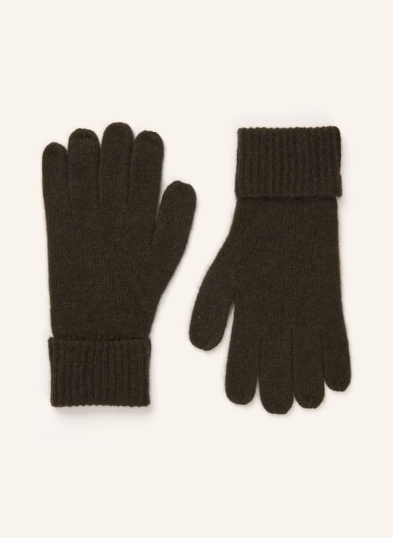 ba&sh Handschuhe CIMON aus Cashmere KHAKI