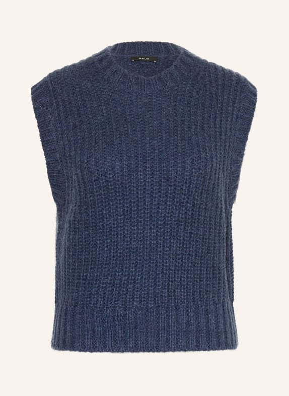 OPUS Sweter bez rękawów PORTUNA GRANATOWY