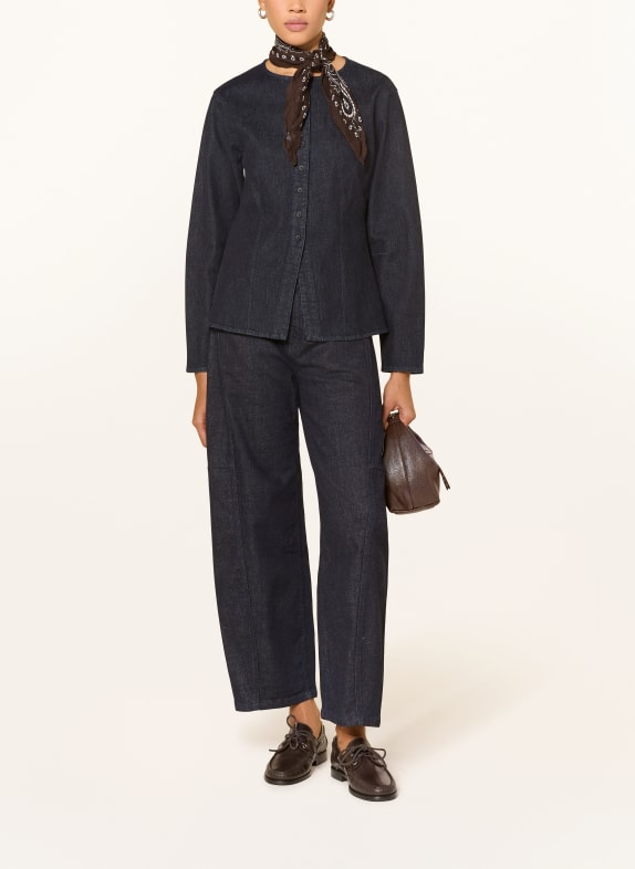 OPUS Jeansblus FARTIS MÖRKBLÅ