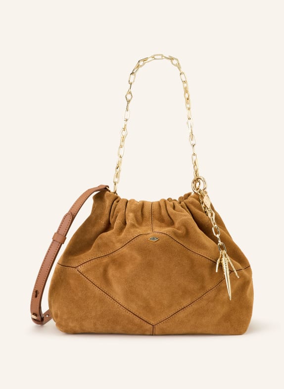 ba&sh Umhängetasche JUNE MINI CAMEL