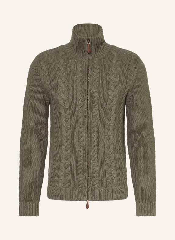 HABSBURG DAVIDE cardigan KHAKI
