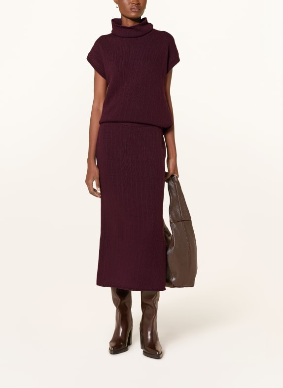 Smith & Soul Striktrøje MØRKERØD