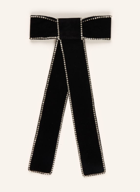 maje Haarspange mit Schmucksteinen SCHWARZ