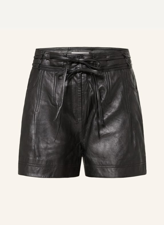 ba&sh Ledershorts AYRA SCHWARZ