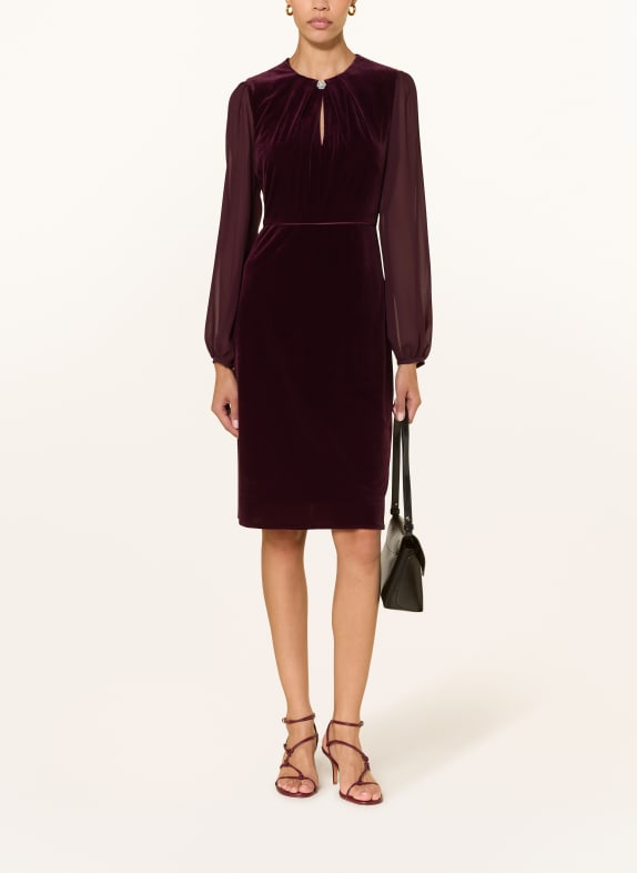 HOBBS Etuikleid WILLOW aus Nicki DUNKELROT