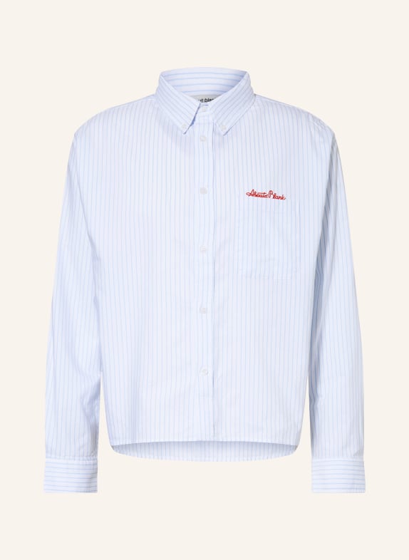 about:blank Oxfordhemd Comfort Fit WEISS / HELLBLAU