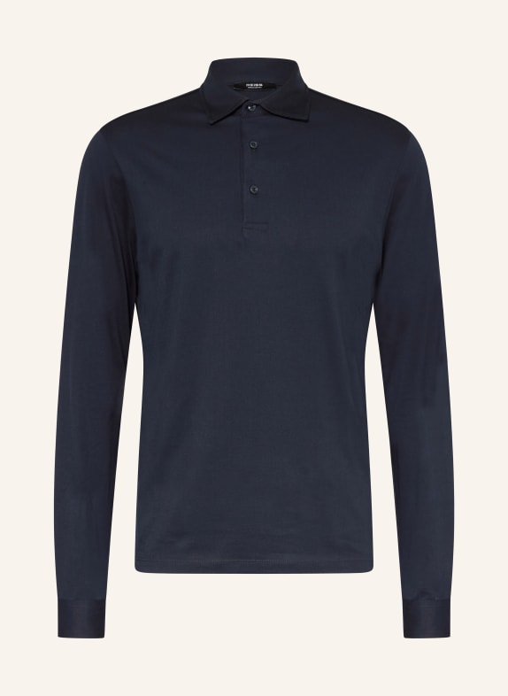 REISS POROFINO jersey polo shirt DARK BLUE