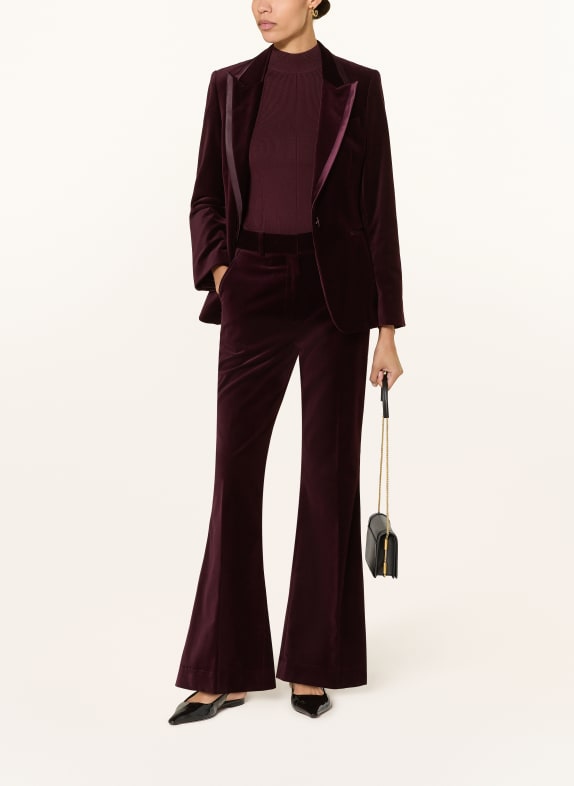 REISS Samthose ELIA mit Galonstreifen DUNKELLILA