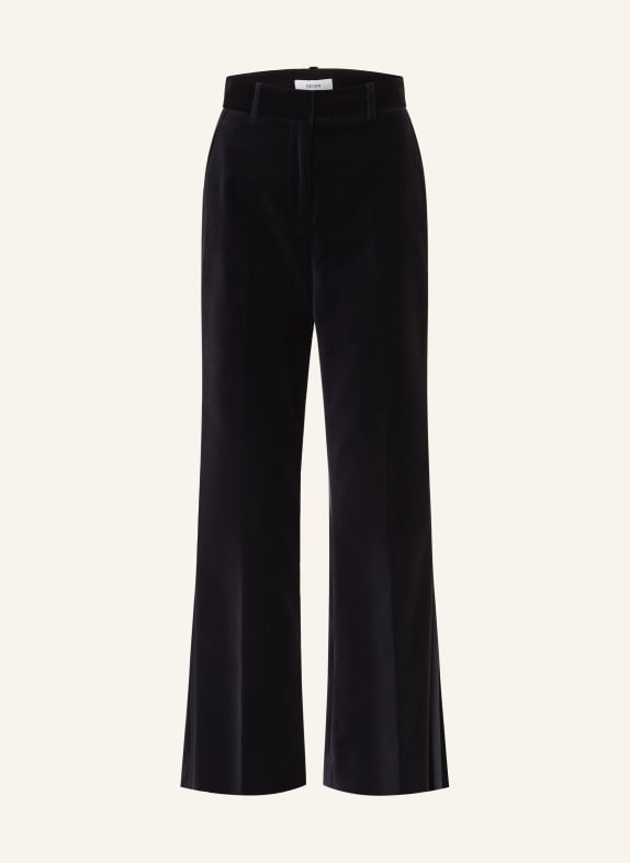 REISS Samthose VERDA mit Galonstreifen DUNKELBLAU