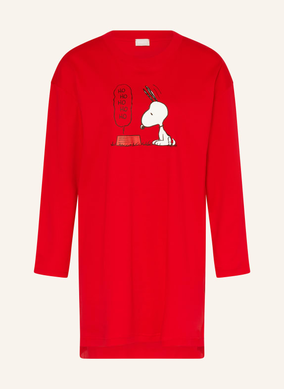 mey Nachthemd Serie mey x PEANUTS ROT