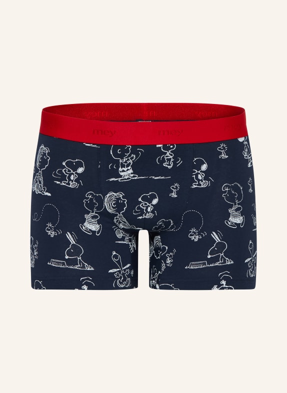 mey Boxer shorts series mey x PEANUTS DARK BLUE / RED