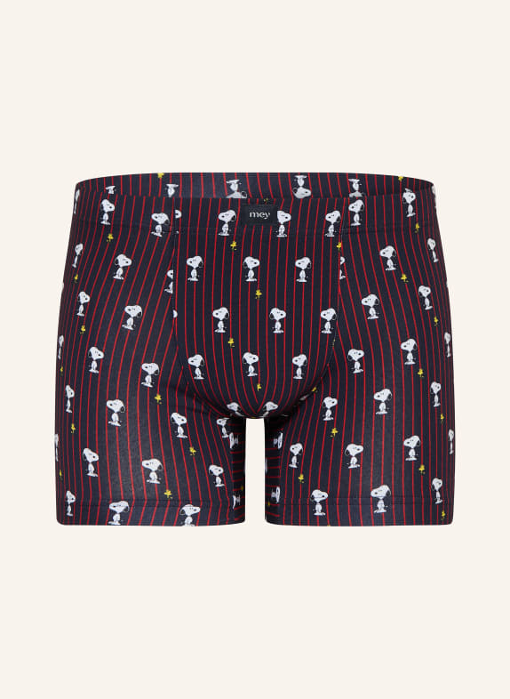 mey Boxer shorts series mey x PEANUTS DARK BLUE / DARK RED / WHITE