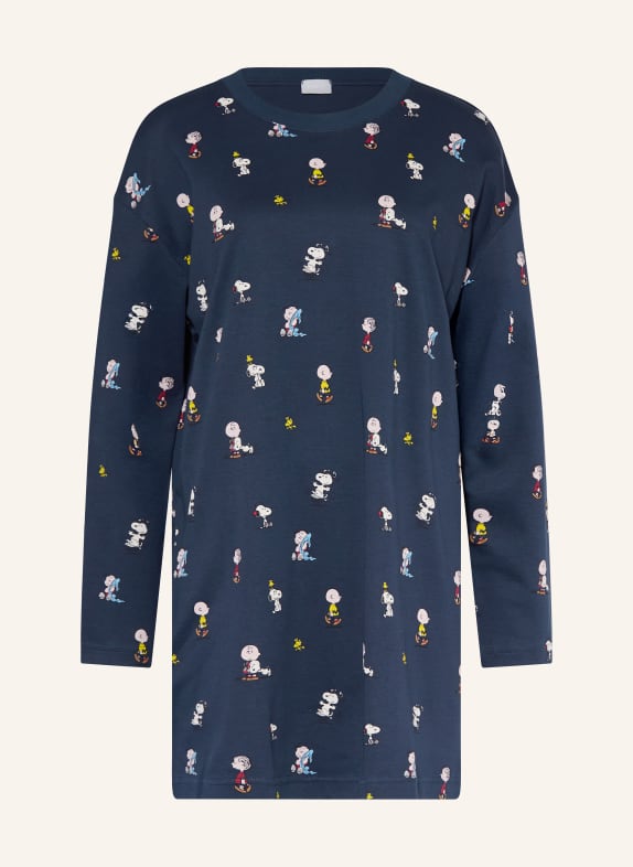 mey Nachthemd Serie mey x PEANUTS BLAU