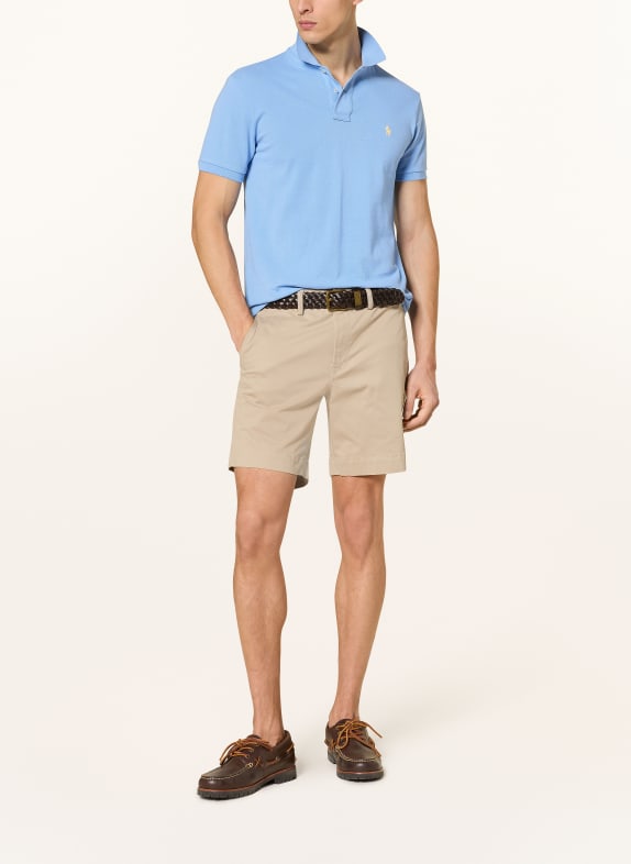 POLO RALPH LAUREN Piqué poloshirt slim fit LICHTBLAUW