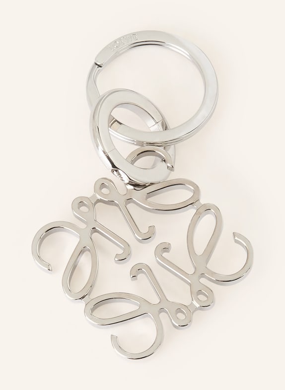 LOEWE Schlüsselanhänger ANAGRAM SILBER
